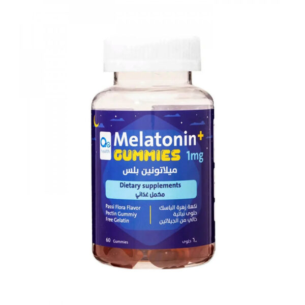 NutriV Q Health Melatonin Gummies Dietary Supplement 60 Gummies