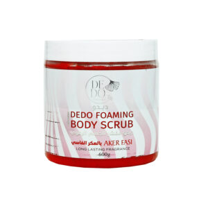 Introducing DEDO Foaming Body Scrub Aker Fasi 600 g, your ideal exfoliating scrub for soft and radiant skin. This luxurious Aker Fassi-infused foaming formula gently buffs away dead skin cells, leaving your skin smooth, refreshed, and glowing.