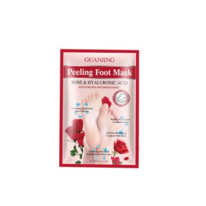 Introducing GuanJing Rose & Hyaluronic Acid Peeling Foot Mask 40 g, the ideal solution to care for your feet and restore softness and freshness to them.