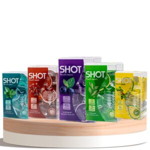 Shot Advanced Mouthwash Capsules Variety Pack 5 Flavors is the ultimate instant freshness and complete oral hygiene solution anytime, anywhere.