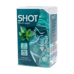 Shot Mouthwash Mint Flavor 20 Pieces 15 ml provides the ultimate instant freshness and long-lasting clean breath, ensuring a refreshing and confident feel.